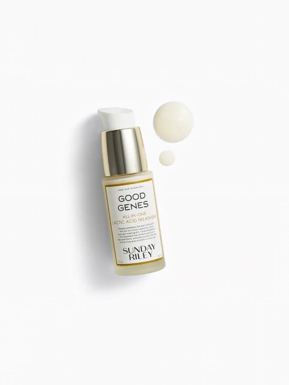 Sunday Riley Good Genes All-In-One Lactic Acid Serum, Full Size, NEW